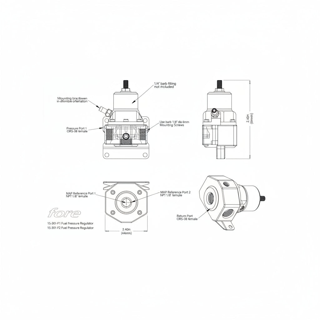 FORE F2i Fuel Regulator (Customizable)