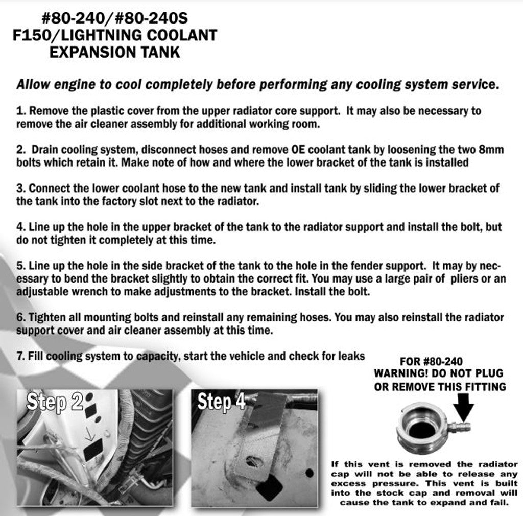 Canton Racing Coolant Expansion Reservoir