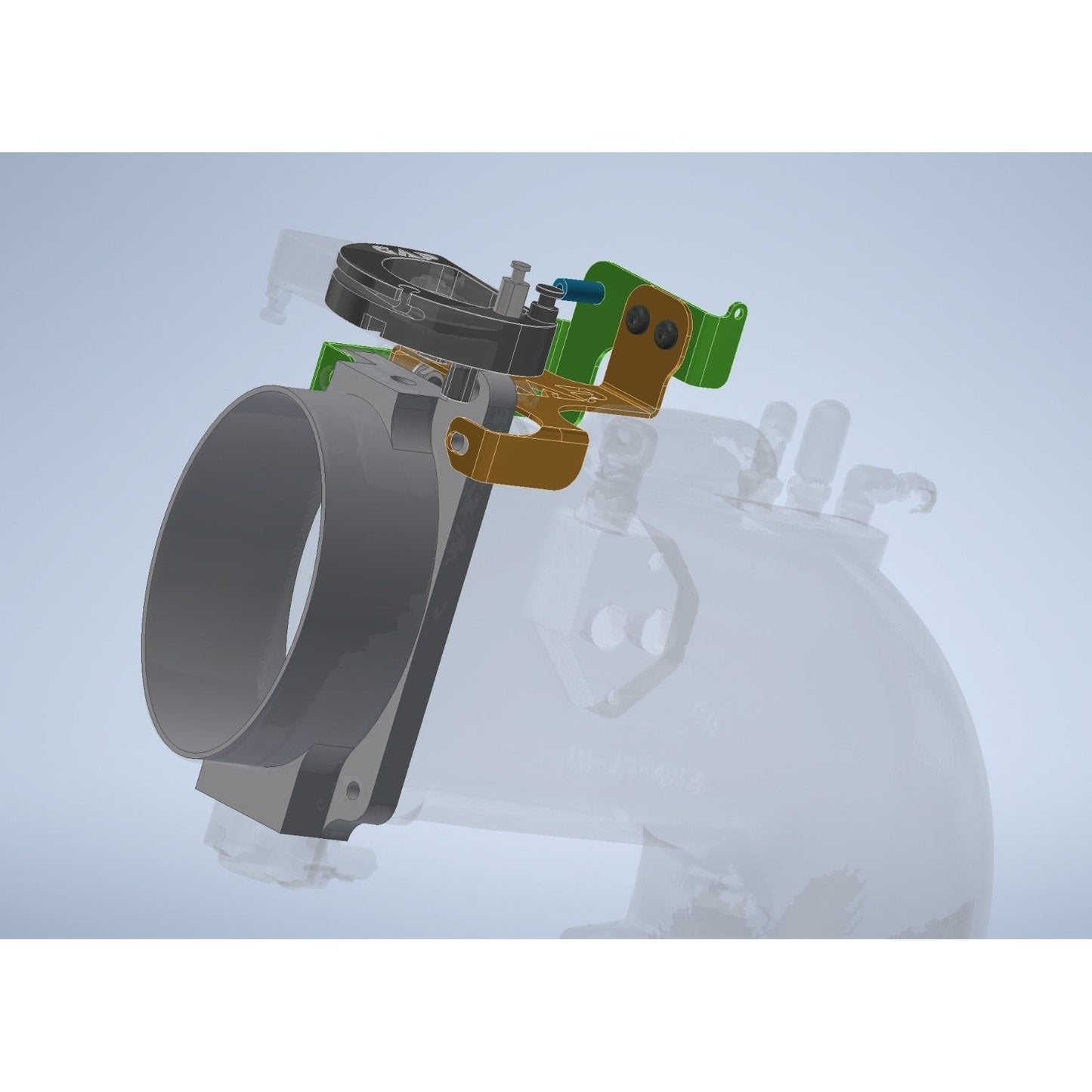 Reverse Pull Throttle Body System