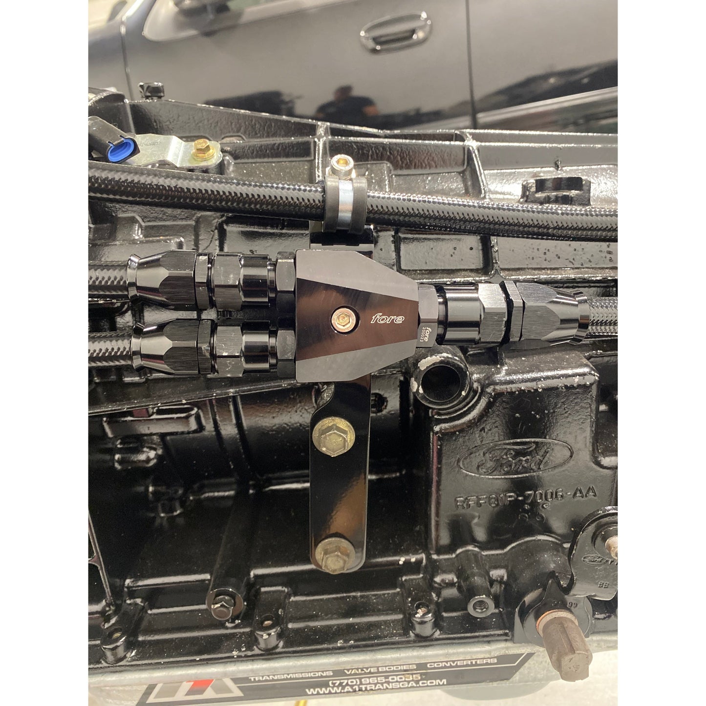 4r100Trans Fuel Line Holder Kit