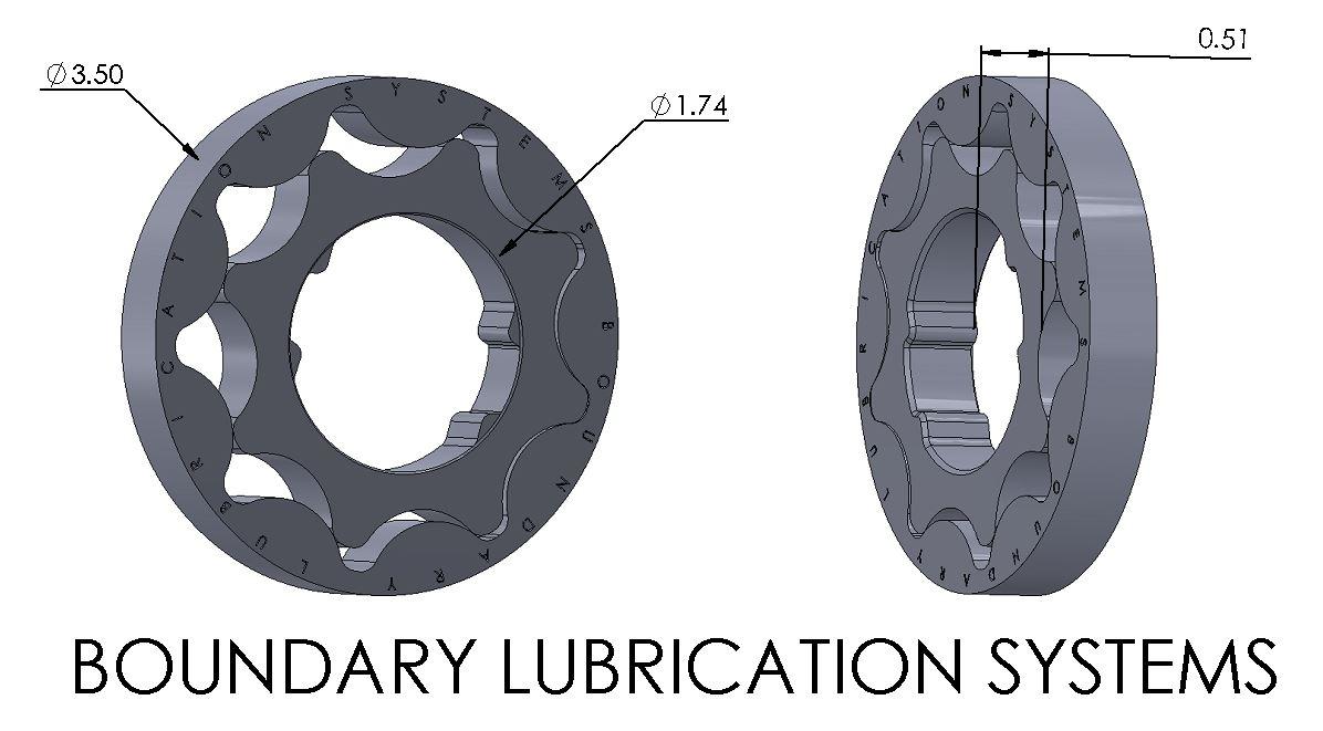Boundary Oil Pump Gear "3V"