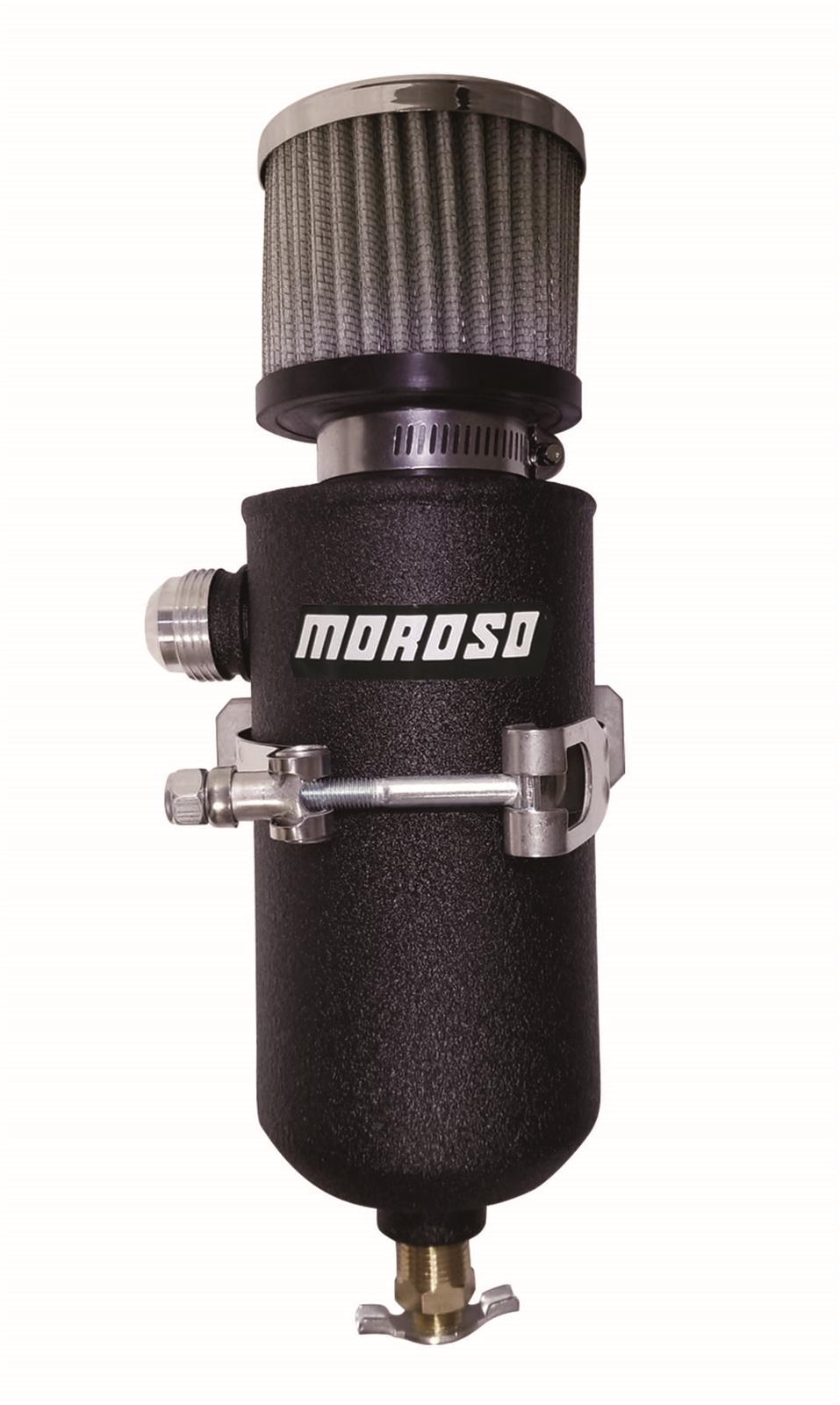 Moroso Catch Cans (-10 AN MALE FITTING)