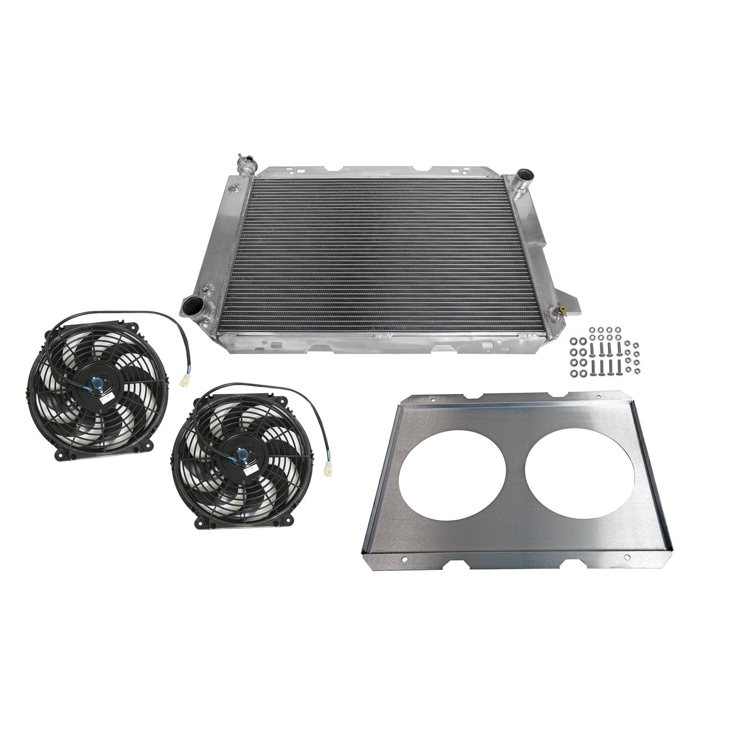 Summit Racing™ Performance Fit Aluminum Radiator and Fan Combo