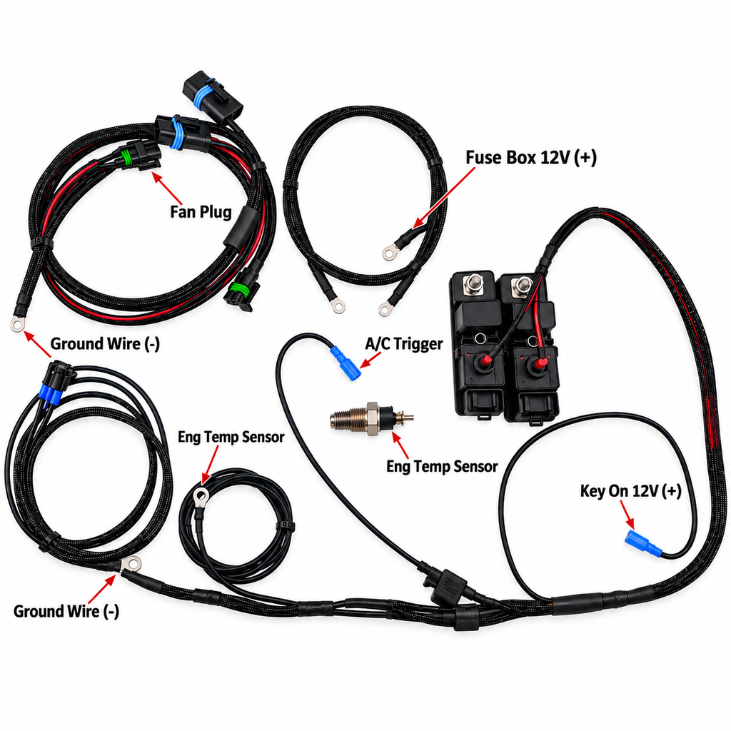 E-Fan Wiring Kit (GT500 Swap)