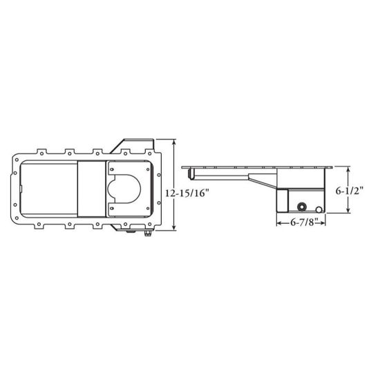 Moroso Road Race Rear Sump Oil Pan