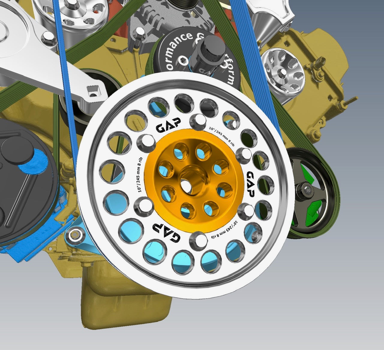5.4L 2v Triton Billet Crank Support (GROUP BUY)