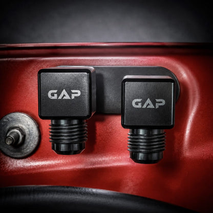 Billet -10an Heater Core Adapter (90-Degree Low-Profile)
