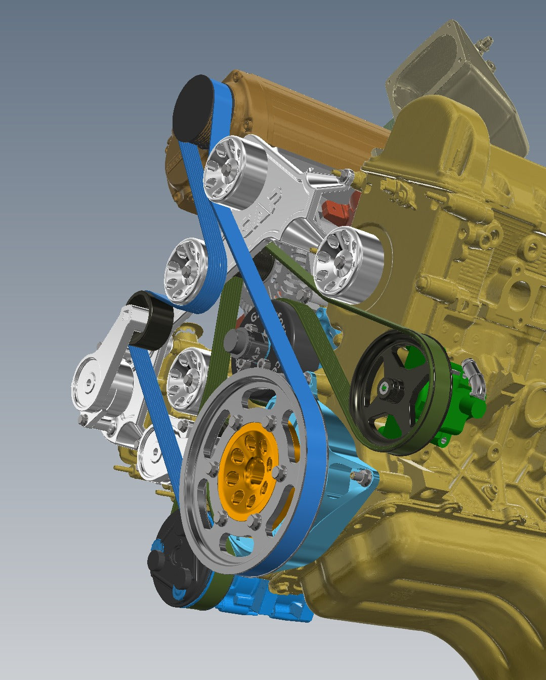 5.4L 2v Triton Billet Crank Support (GROUP BUY)