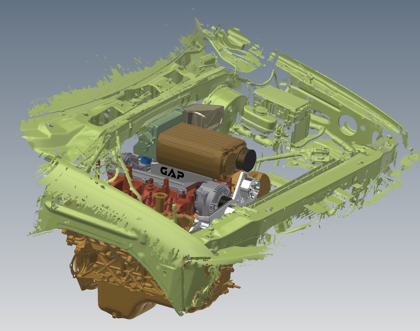 Kenne Bell 2.6 -3.2 HIGH FLOW Midplate