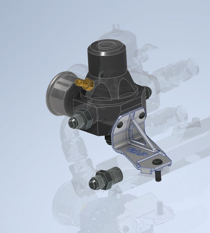 GT500 FORE Regulator Mount & Line Holders