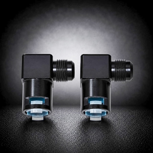 Billet -10an Heater Core Adapter (90-Degree Low-Profile)