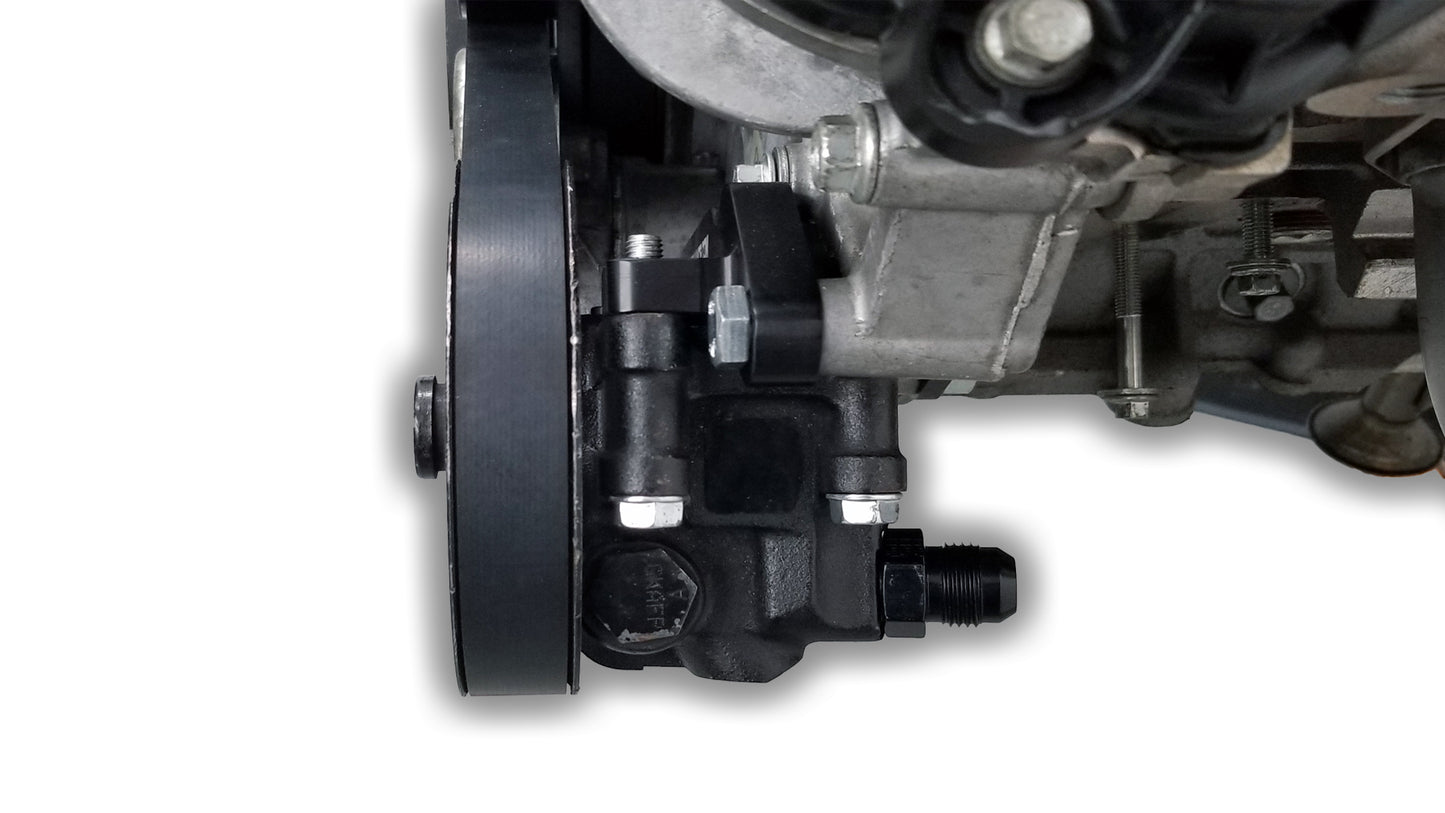 Power Steering Pump Return Port Relocation Kit -10AN